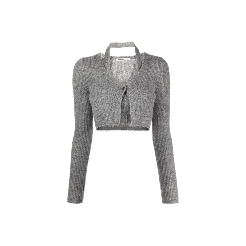 Alexander Wang Crop Tops Women's Gray-0