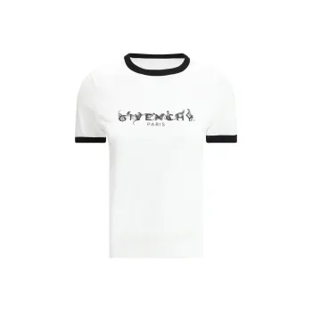 Givenchy Logo Printed Crewneck T Shirt