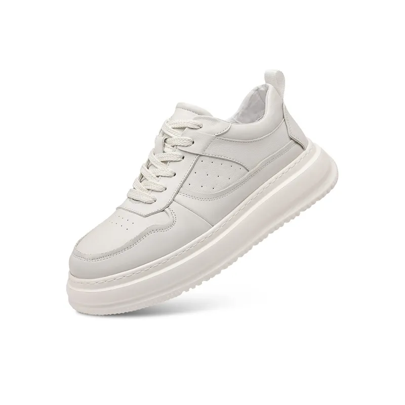 KACHILANG Slip Resistant Height Increasing Low Top Skateboard Shoes Men's-1