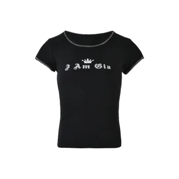 I.AM.GIA T Shirt Women's BLACK/Black