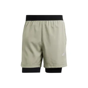 Adidas Gym+ Training 2 In 1 Shorts Sports Shorts Men's Light Umber