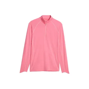 PUMA YouV Quarter YouV Quarter-Zip Golf Pullover Women's T-Shirt Women's Pink