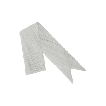 PLEATS PLEASE ISSEY MIYAKE Polyester Knit Scarves Unisex Gray