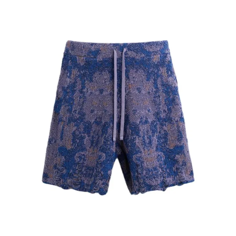 ZARA Casual Shorts Men's Dark Purple-0
