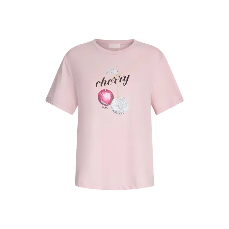LIU·JO UOMO T-Shirt Women's Pink-0