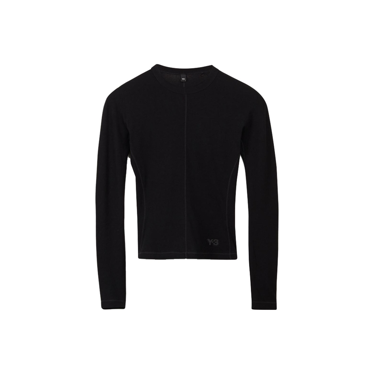Y-3｜ (M 3S LS TEE (JN4987)) Y-3 3-Stripes Long Sleeve T-shirt Black - Wrong Weather