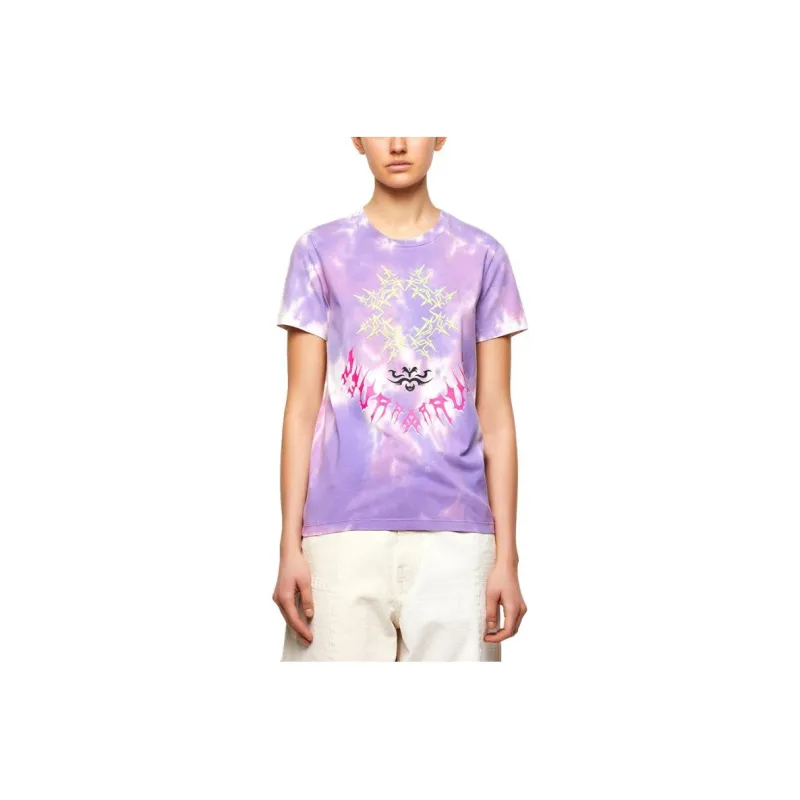 DIESEL T-Shirts Women's Light Purple-0