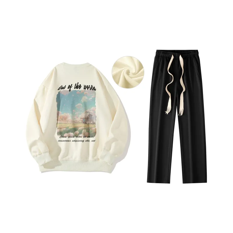 B.X Sweatshirt Sets Unisex-24