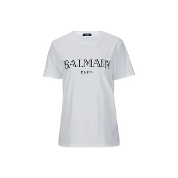 BALMAIN T Shirts Women's White