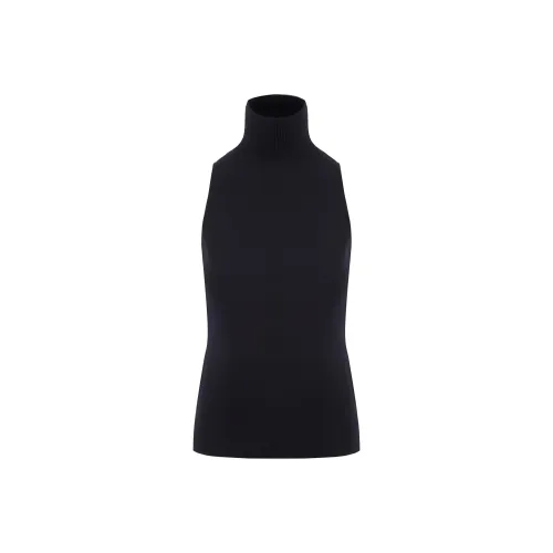 GUCCI Logo Patch Sleeveless Ribbed Vest