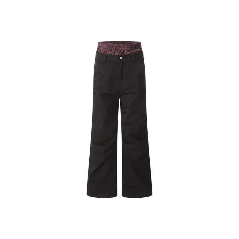 COOLALPACA Loose Fit Bootcut Casual Pants Unisex-0