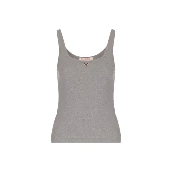 Valentino Tank Tops Women's Gray