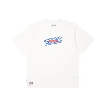 Nengmao Store Straight T-Shirt Unisex Raw White
