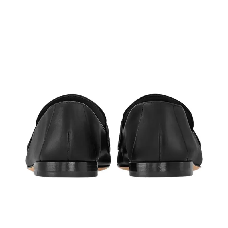 LOUIS VUITTON Capri Loafers Women's Black-4