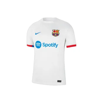 Nike F.C. Barcelona Soccer Jerseys 2023 24 Season Men's White