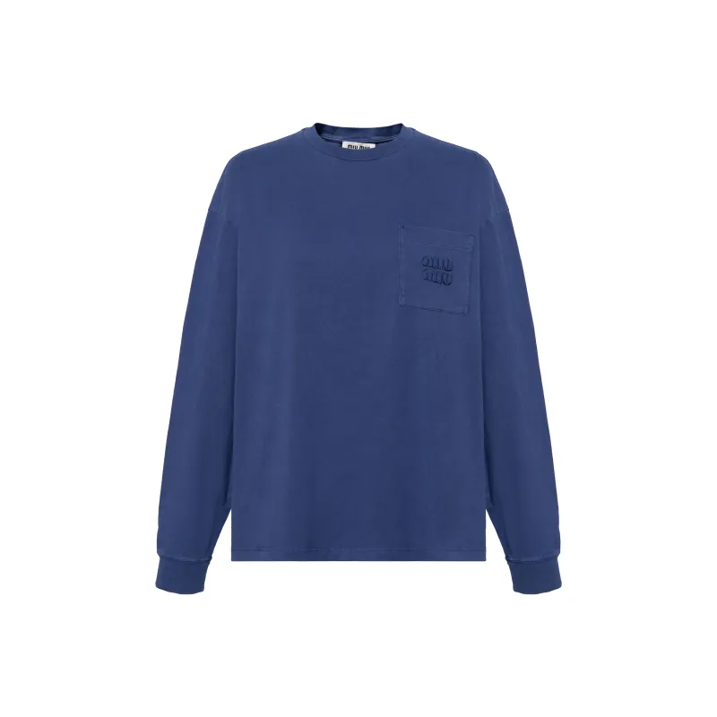 MIU MIU T Shirts Women's Blue-0