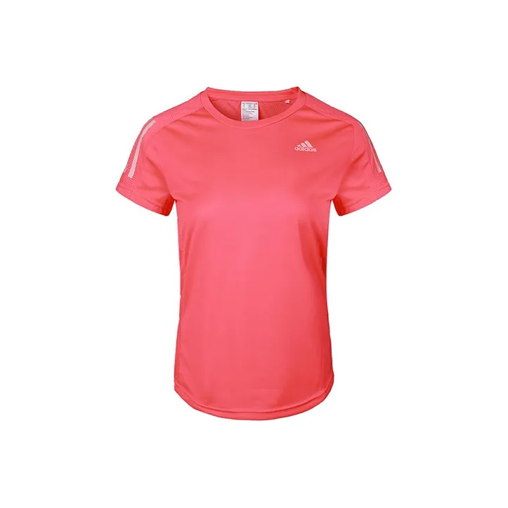 Adidas Raglan Sleeve T Shirt Women's Red-0