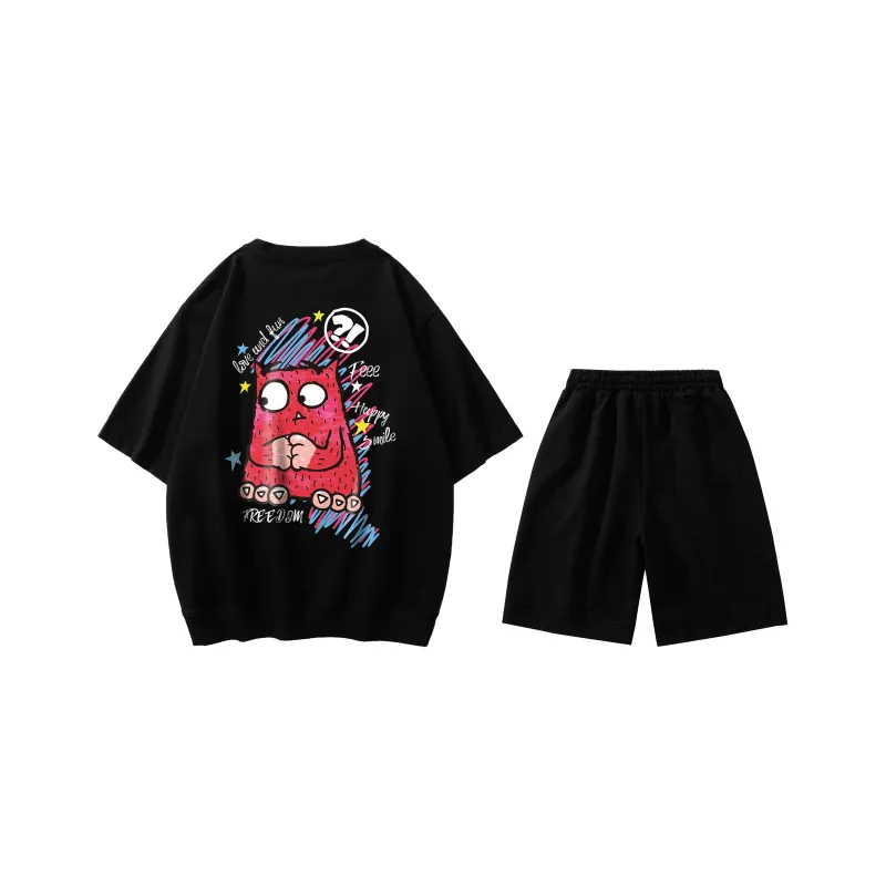 Love Monster Casual Sportswear Unisex-2