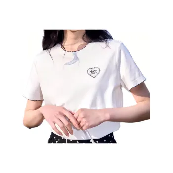 XIANGYING T Shirts Women's White
