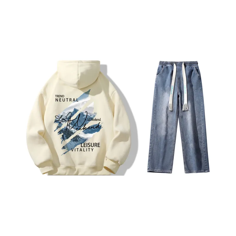 LA'T.WEEKEND Sweatshirt Set Unisex-40