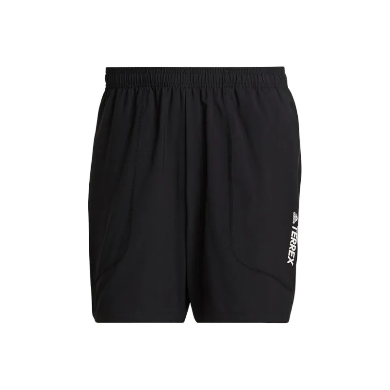 Adidas Terry Logo-print Running Shorts-0