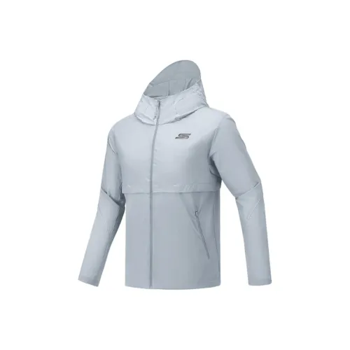 Skechers Comfort Sports Series Jacket Men's Silver Gray 03KR