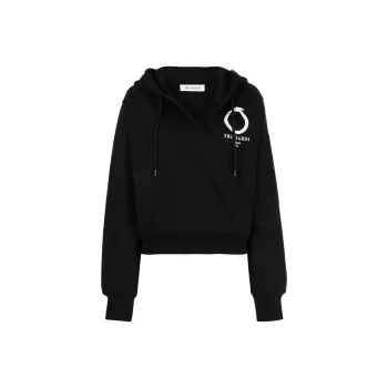 TRUSSARDI Logo print Cotton Hoodie