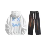 Clothing Sets (White Top+Black Jeans)