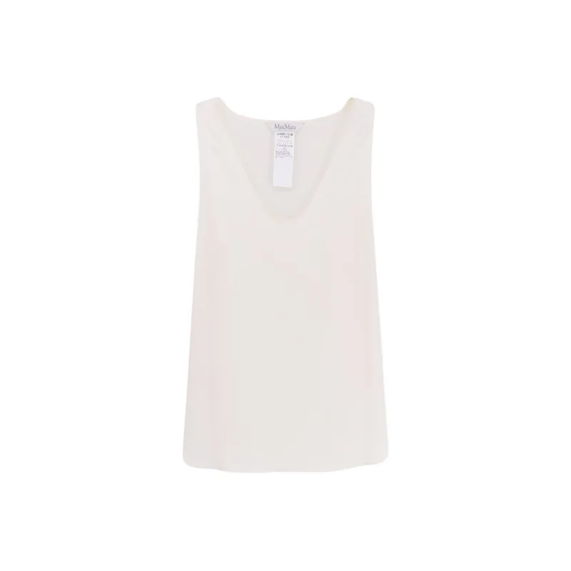 MaxMara Filly Sleevelvess Top-0