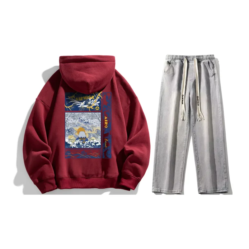 Airwalk Sweatshirt Sets Unisex-41