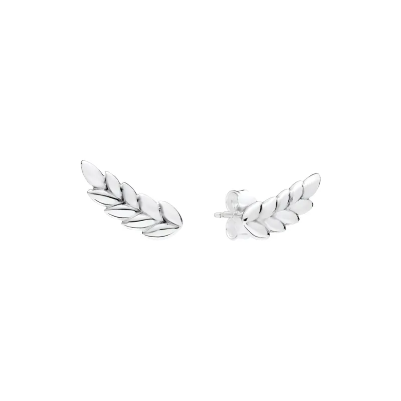 Pandora 925 Sterling Silver Earrings Women's Silver-0