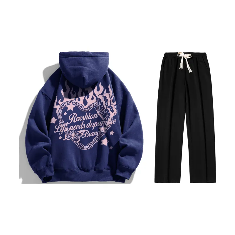 REXSHION Sweatshirt Sets Unisex-10