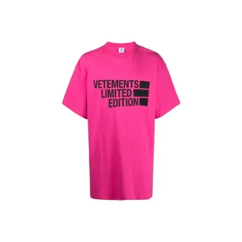 Vetements T-Shirts Women's Pink