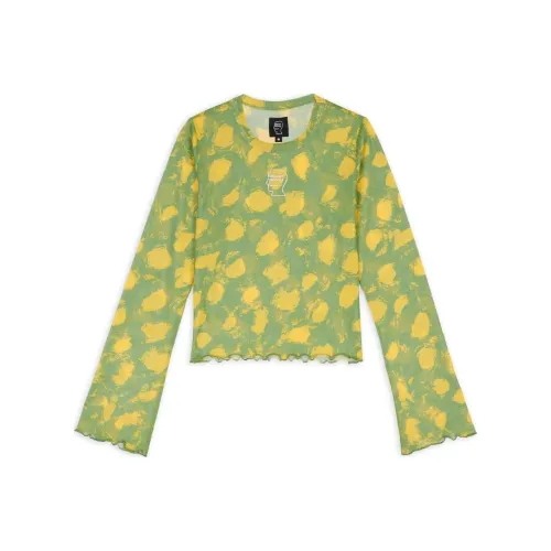 Brain Dead T-Shirts Women's Lime