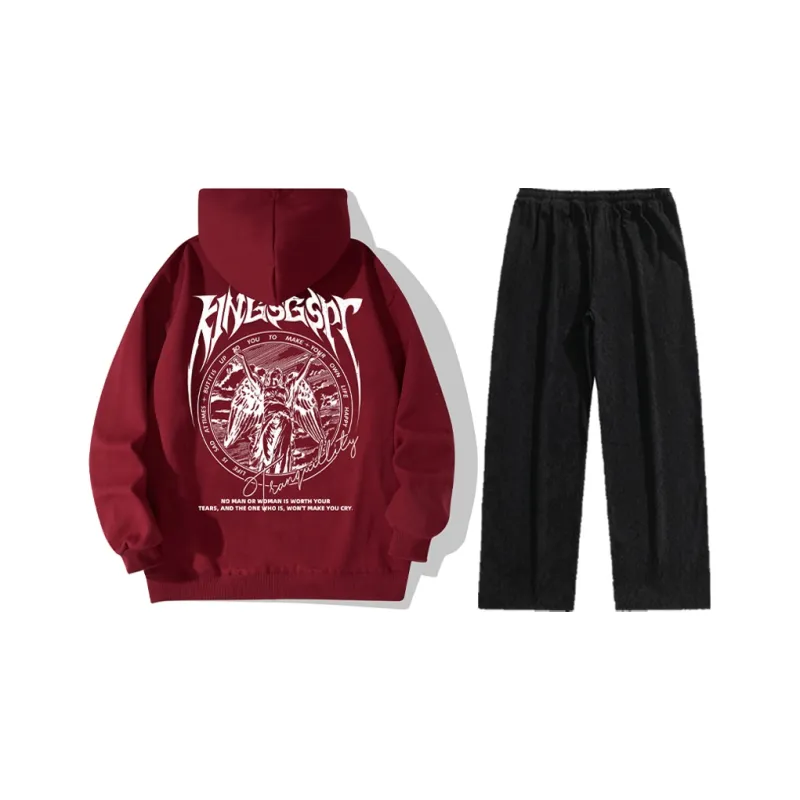Kingsgspc Sweatshirt Set Unisex-79