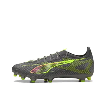 PUMA Ultra 5 Pro Artificial Ground Anti Slip Wear Resistant Soccer Shoes Men's Silver Yellow