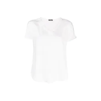 KITON V neck Silk T shirt