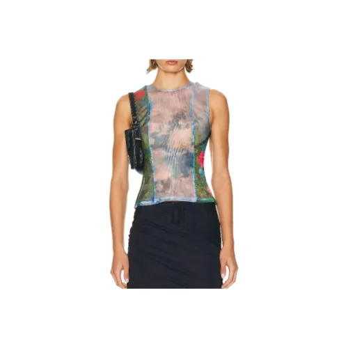 CHRISTOPHER ESBER Tank Tops Women's Blue