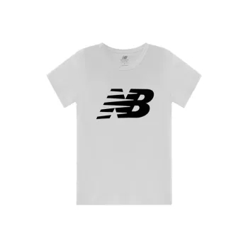 New Balance Set in Sleeve T Shirt Women's White