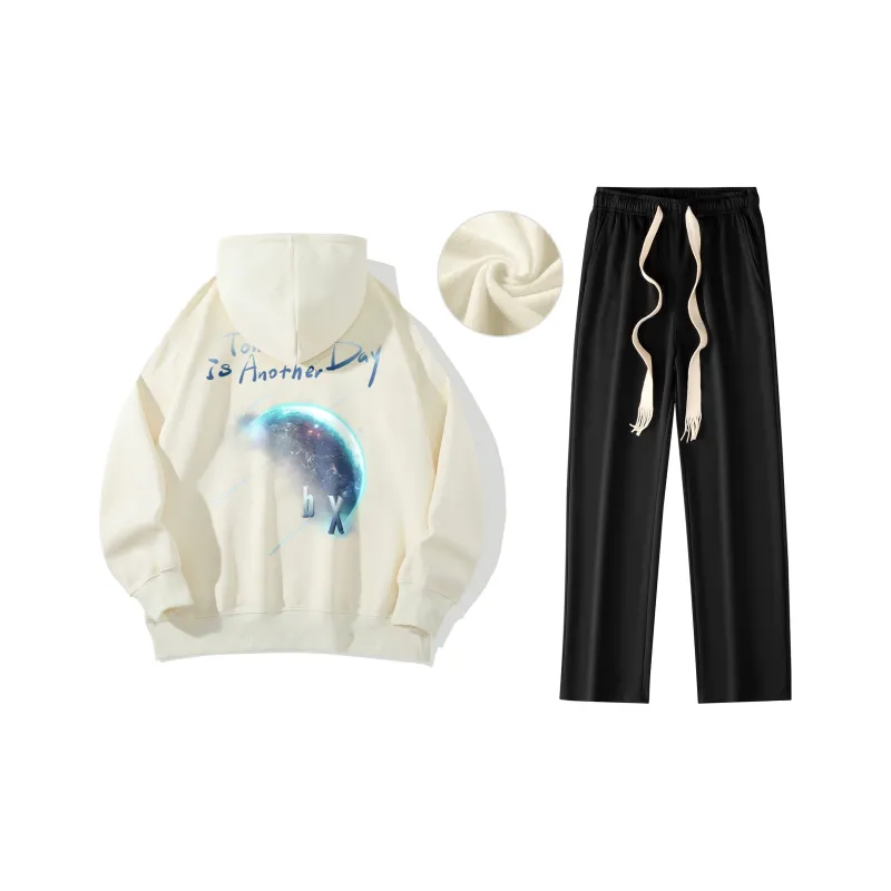 B.X Sweatshirt Sets Unisex-20