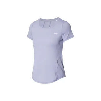 LiNing Training Series Regular T Shirt Women's Light Dusty Purple