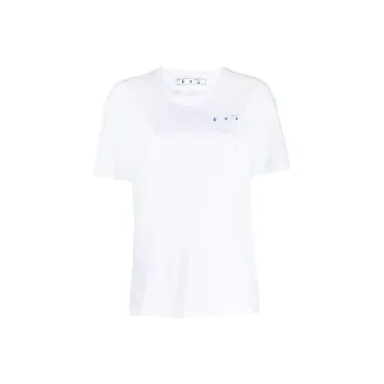 OFF WHITE Flowers Arrows Reg T shirt White/Blue