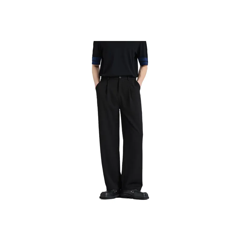 WILD LEADER Suit Trouser Unisex Black-0