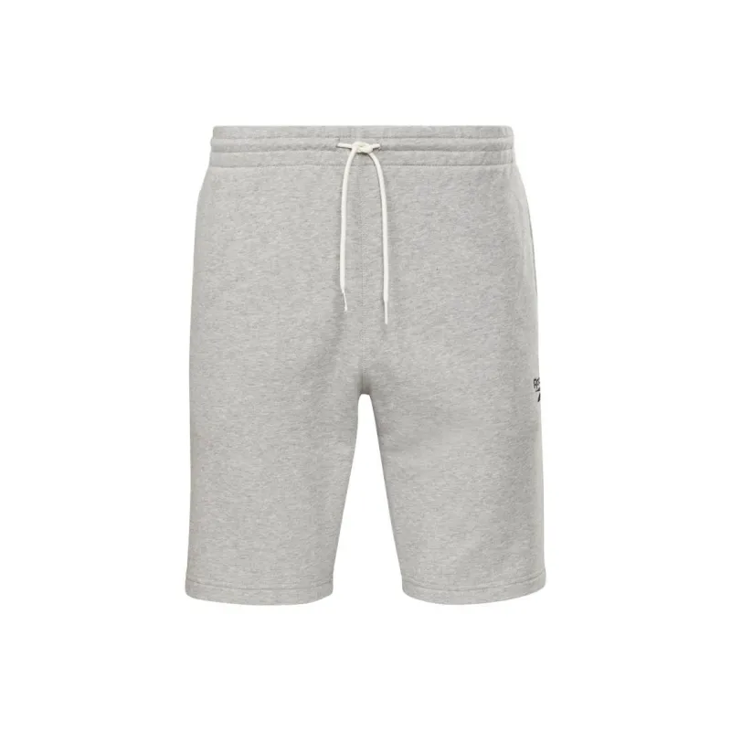 Reebok Sports Shorts Men Medium Heather Gray-0
