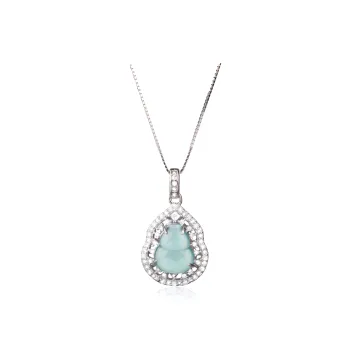 QIXIANG Ice Glutinous Necklaces Women's