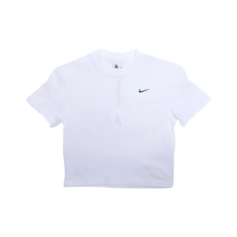 Nike Women's Solo Swoosh T shirt White-0