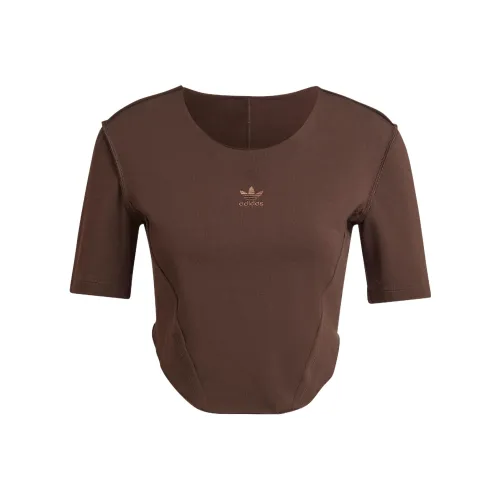 Adidas Originals Crop Tops Women's Brown