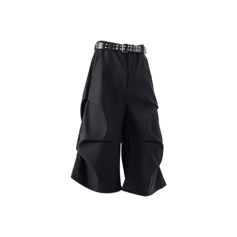 WELTER EXPERIMENT Casual Shorts Unisex Classic Black-6