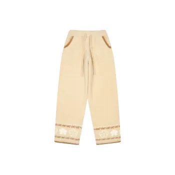 MostwantedLab MostwantedLab Vintage Flower Casual Pants Unisex