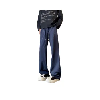 SPONGEBOB SQUAREPANTS Casual Pants Unisex Navy Blue